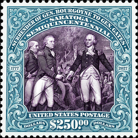 Surrender of Gen. Burgoyne at Saratoga $250 - Art Print