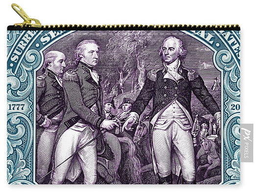 Surrender of Gen. Burgoyne at Saratoga $250 - Zip Pouch