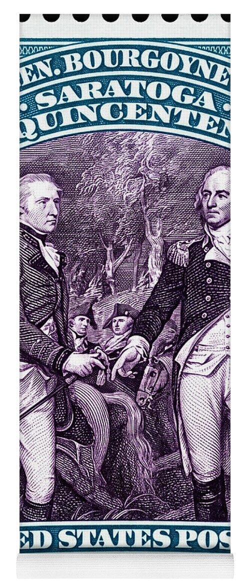 Surrender of Gen. Burgoyne at Saratoga $250 - Yoga Mat