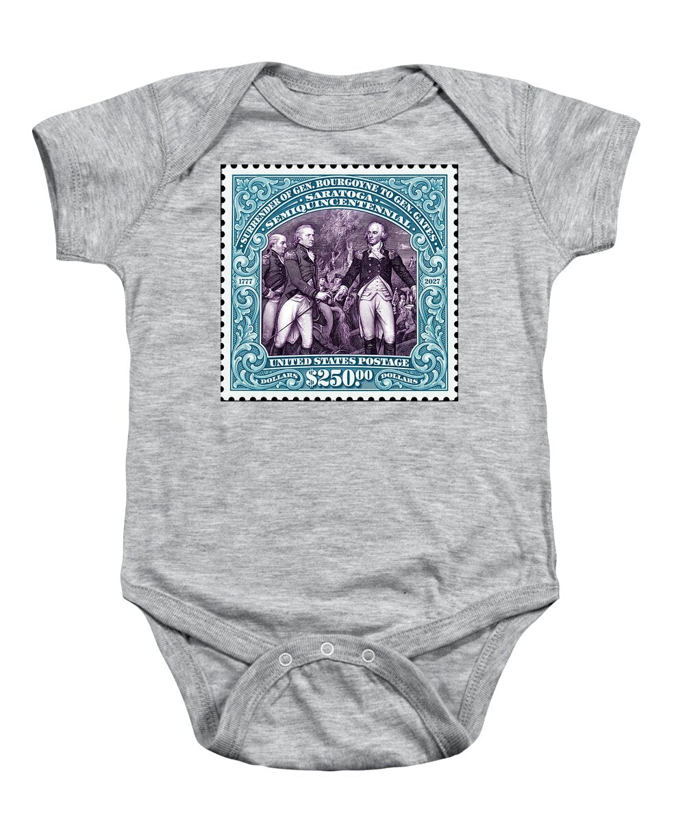 Surrender of Gen. Burgoyne at Saratoga $250 - Baby One-Piece