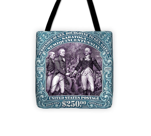Surrender of Gen. Burgoyne at Saratoga $250 - Tote Bag