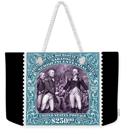 Surrender of Gen. Burgoyne at Saratoga $250 - Weekender Tote Bag