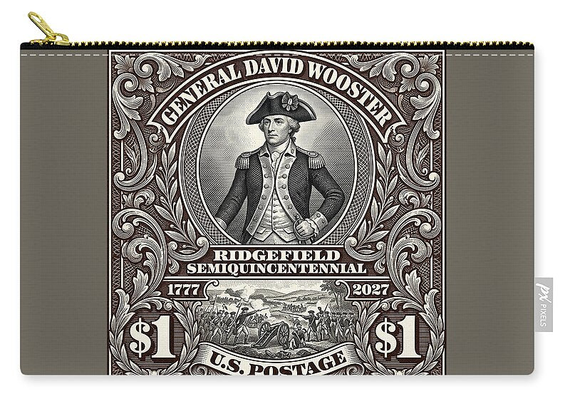 Gen. David Wooster $1 - Zip Pouch
