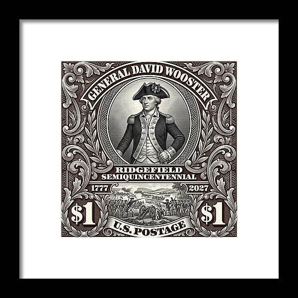 Gen. David Wooster $1 - Framed Print
