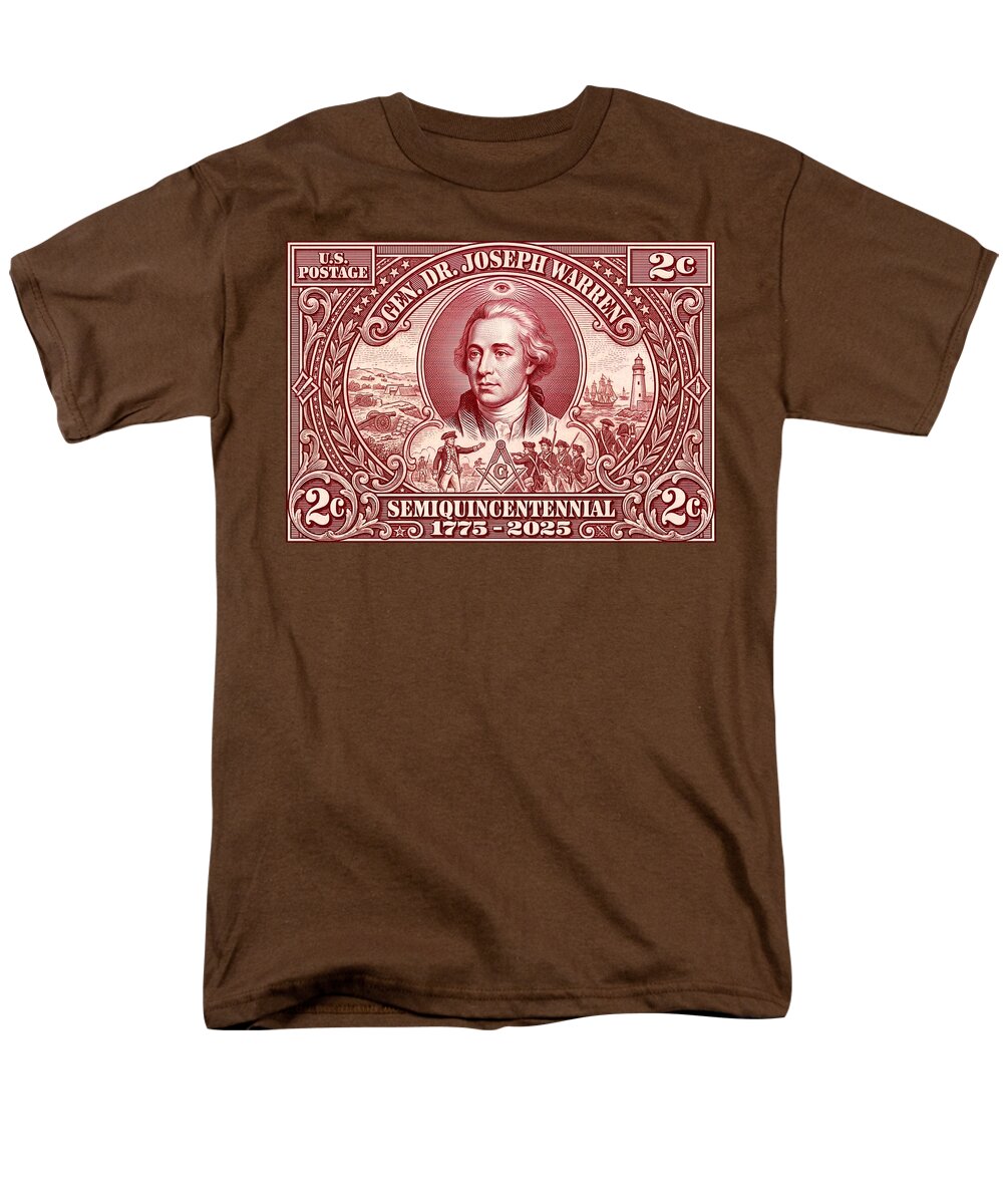 Gen. Dr. Joseph Warren 2c - Men's T-Shirt  (Regular Fit)