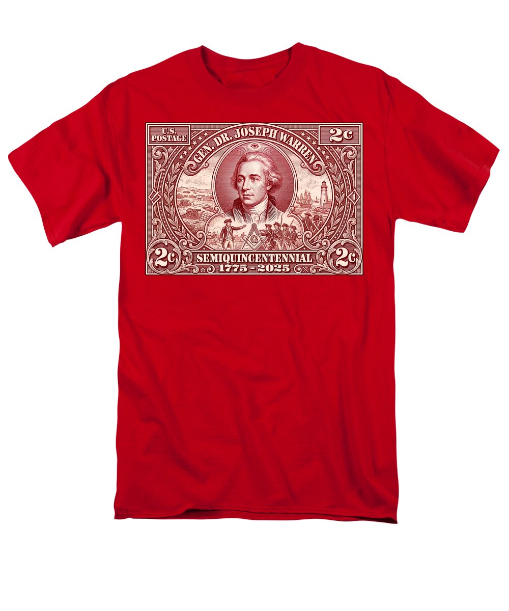 Gen. Dr. Joseph Warren 2c - Men's T-Shirt  (Regular Fit)