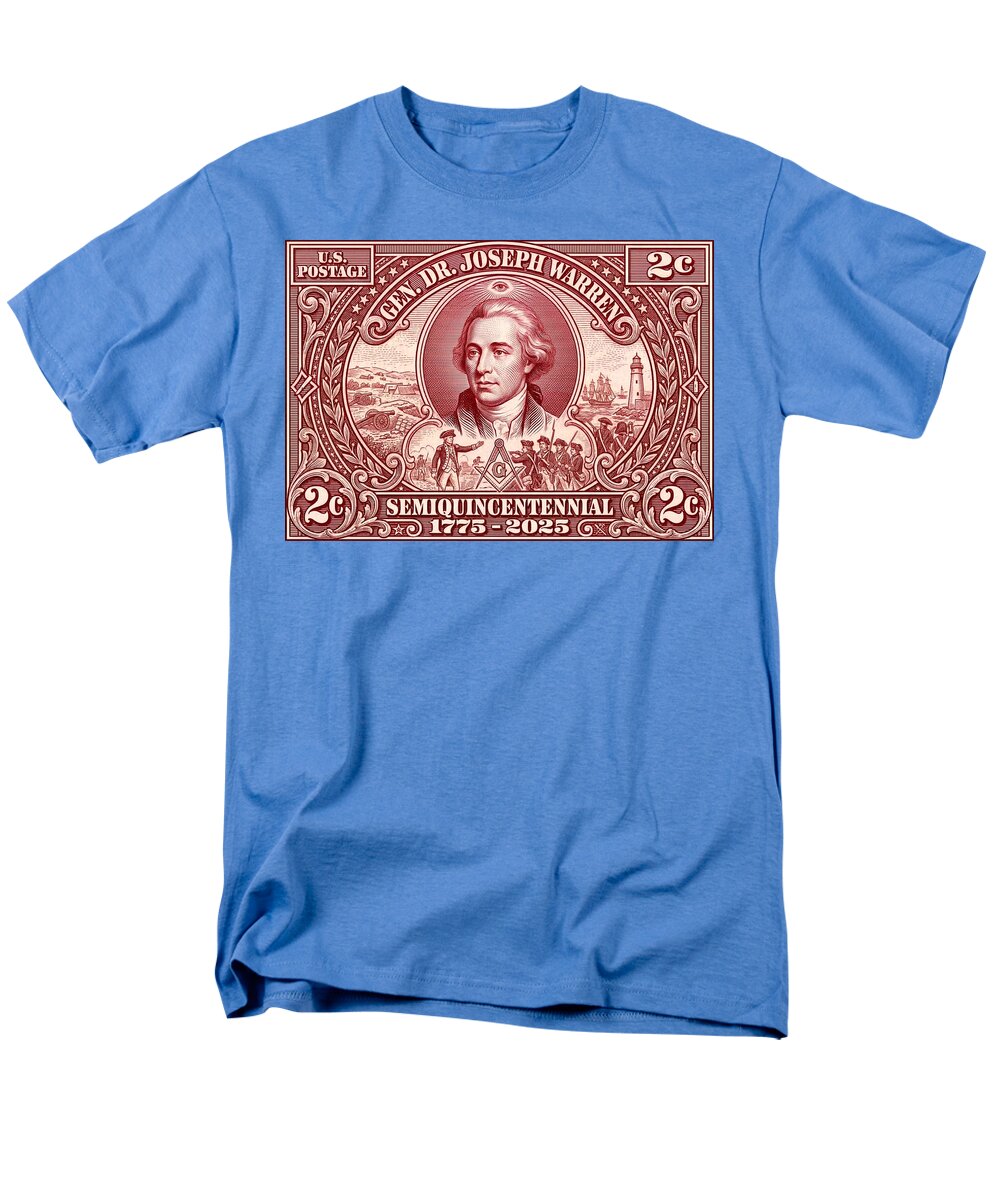 Gen. Dr. Joseph Warren 2c - Men's T-Shirt  (Regular Fit)