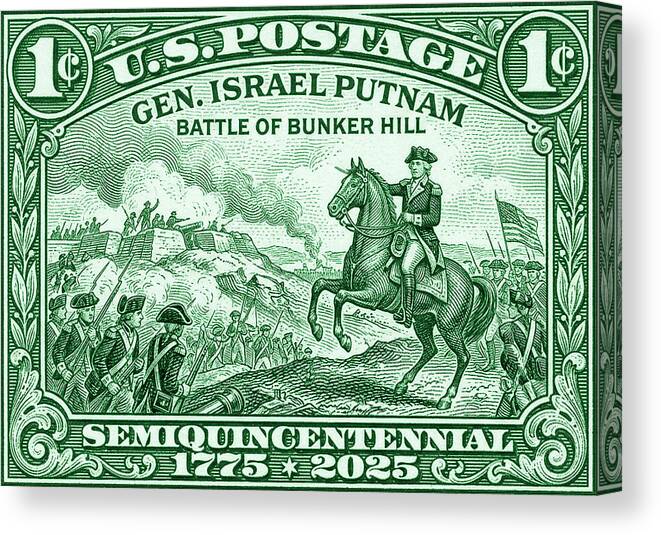 Gen. Israel Putnam 1c - Canvas Print
