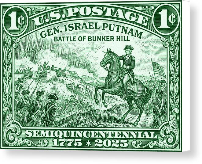 Gen. Israel Putnam 1c - Canvas Print
