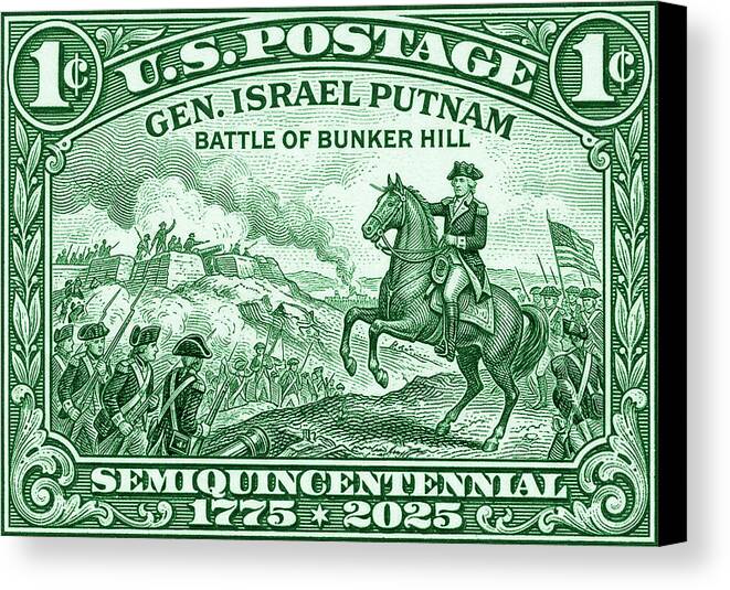 Gen. Israel Putnam 1c - Canvas Print