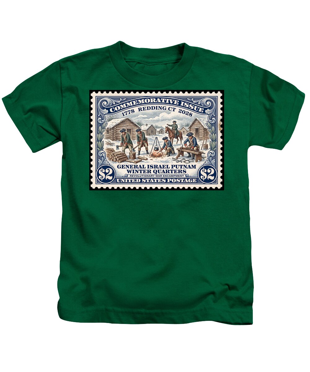 Gen. Putnam at Redding $2 - Kids T-Shirt