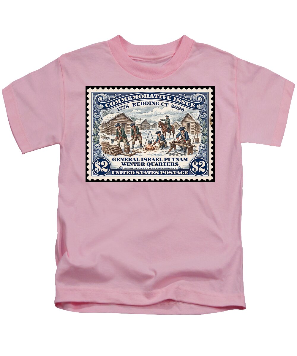 Gen. Putnam at Redding $2 - Kids T-Shirt