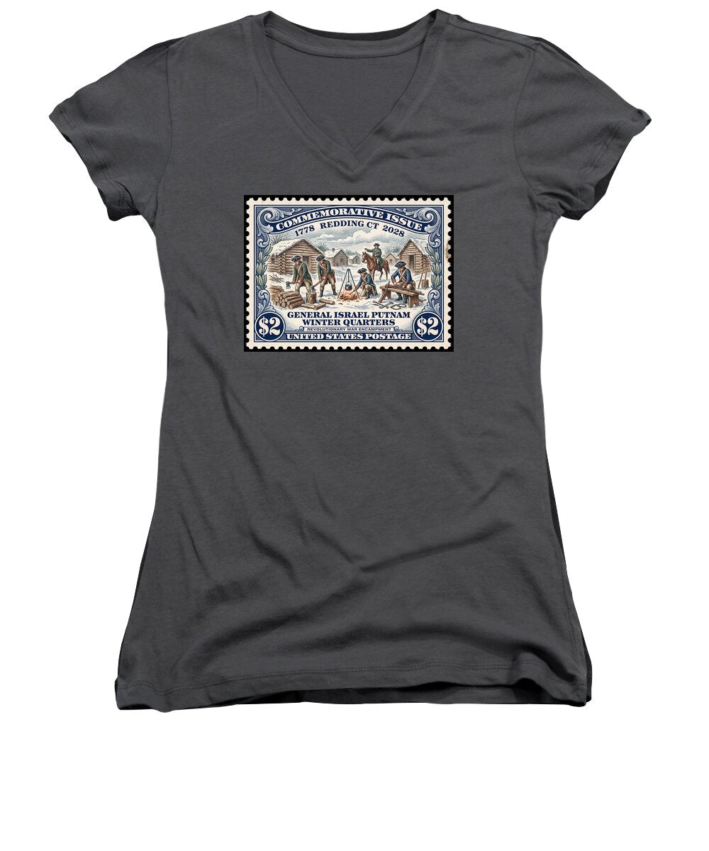 Gen. Putnam at Redding $2 - Women's V-Neck