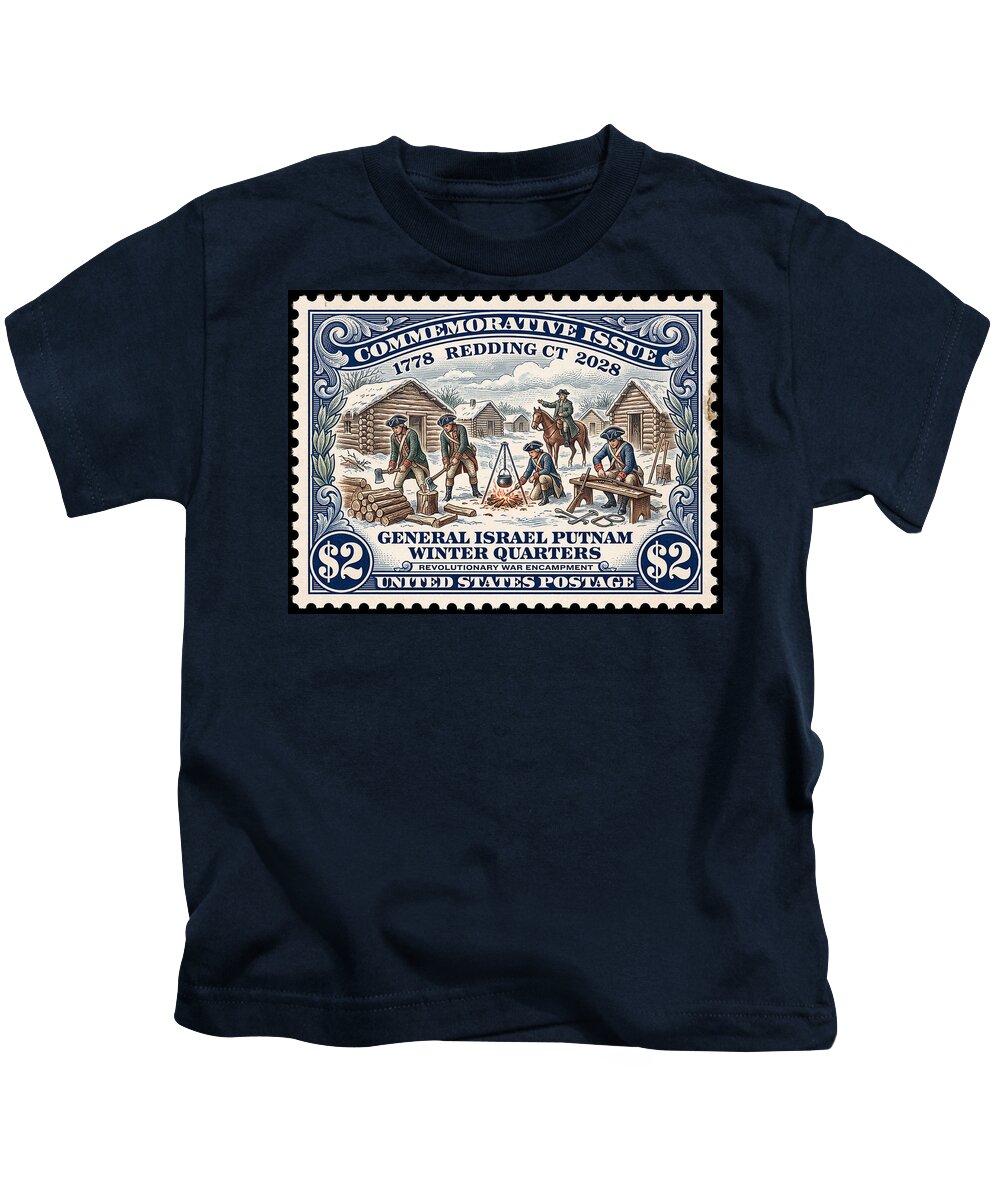 Gen. Putnam at Redding $2 - Kids T-Shirt