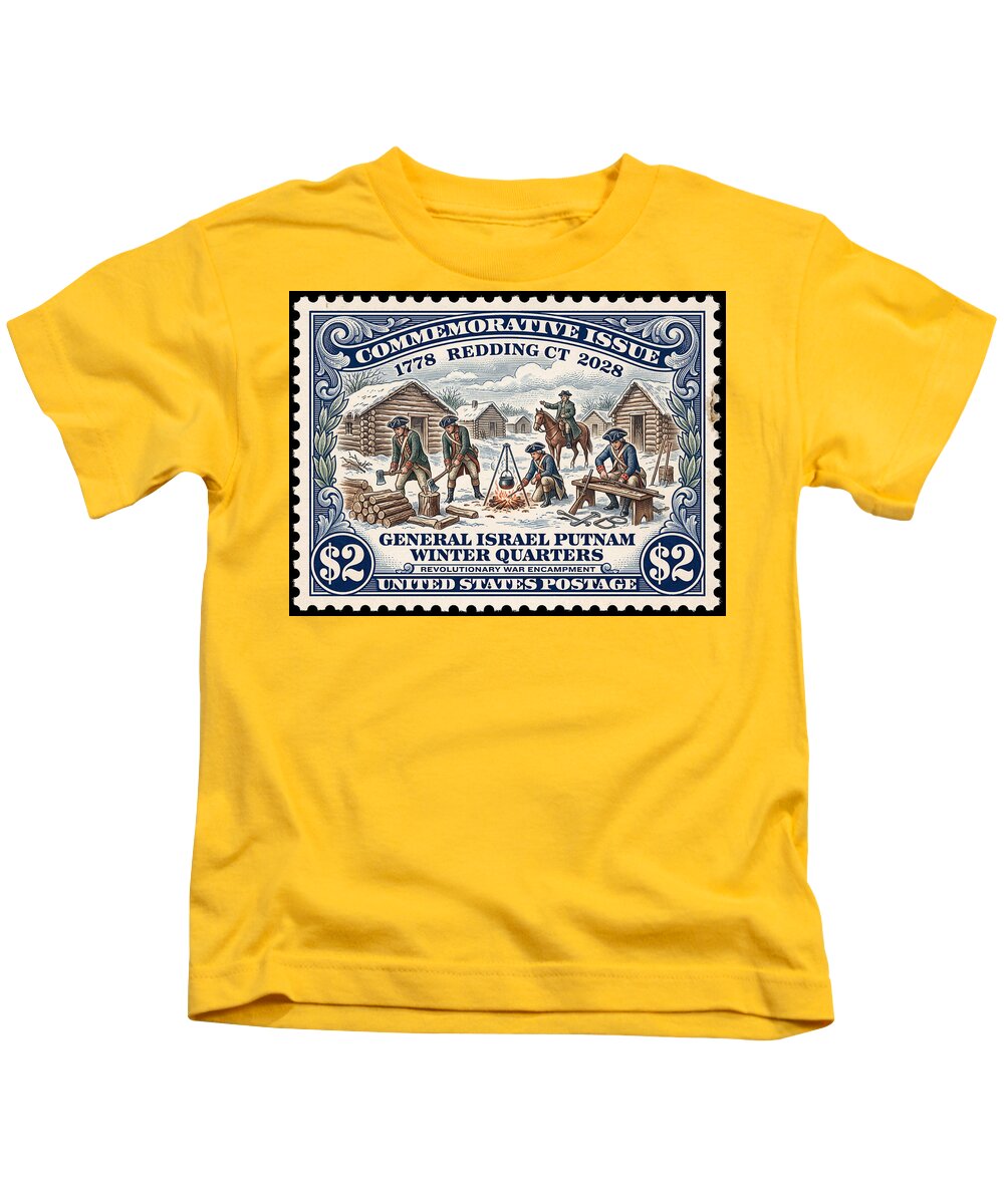 Gen. Putnam at Redding $2 - Kids T-Shirt