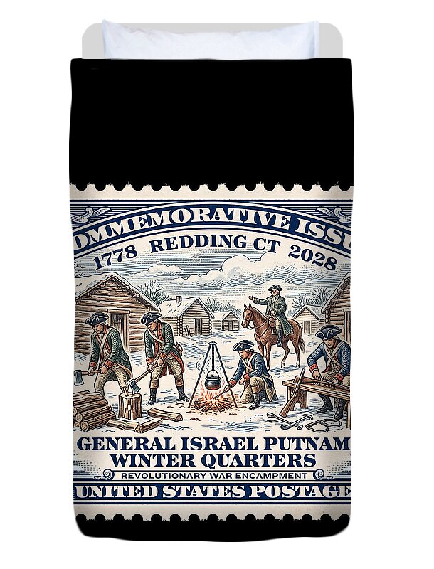 Gen. Putnam at Redding $2 - Duvet Cover