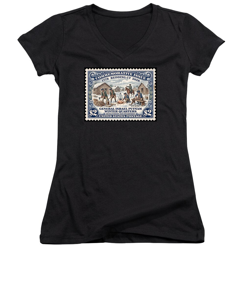 Gen. Putnam at Redding $2 - Women's V-Neck