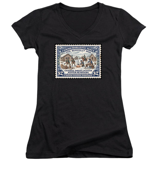 Gen. Putnam at Redding $2 - Women's V-Neck