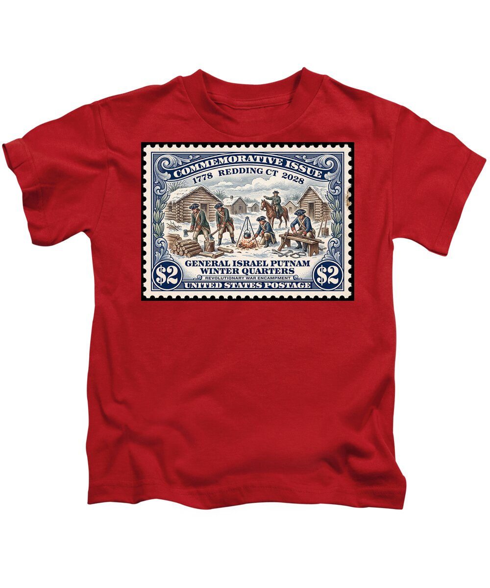 Gen. Putnam at Redding $2 - Kids T-Shirt