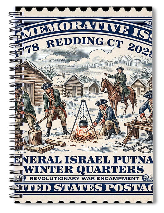 Gen. Putnam at Redding $2 - Spiral Notebook