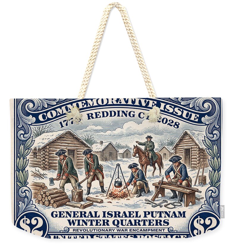 Gen. Putnam at Redding $2 - Weekender Tote Bag