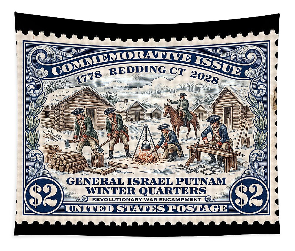 Gen. Putnam at Redding $2 - Tapestry
