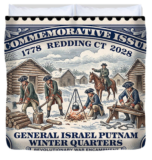 Gen. Putnam at Redding $2 - Duvet Cover