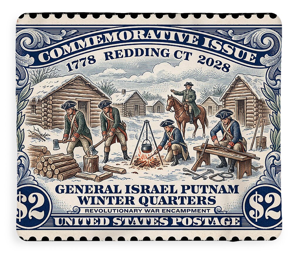 Gen. Putnam at Redding $2 - Blanket