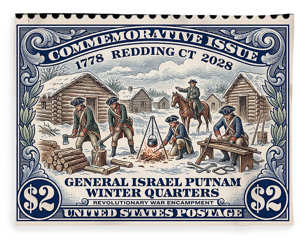 Gen. Putnam at Redding $2 - Blanket