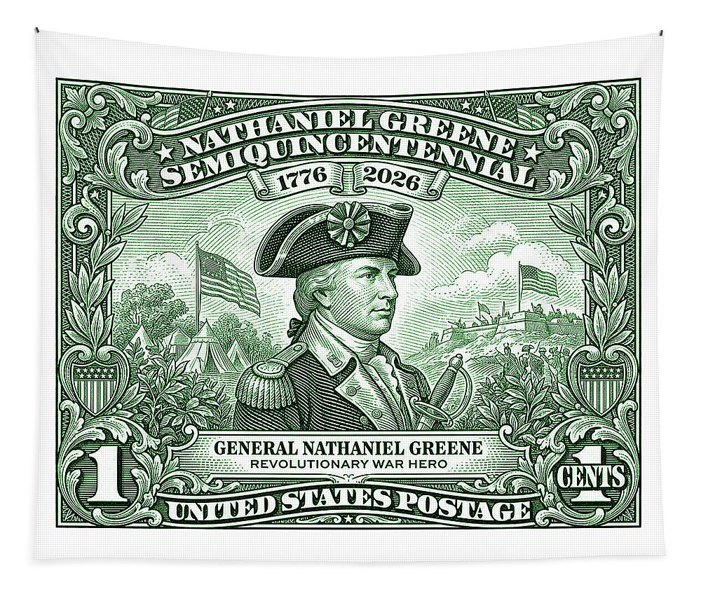 General Nathaniel Greene 1c - Tapestry