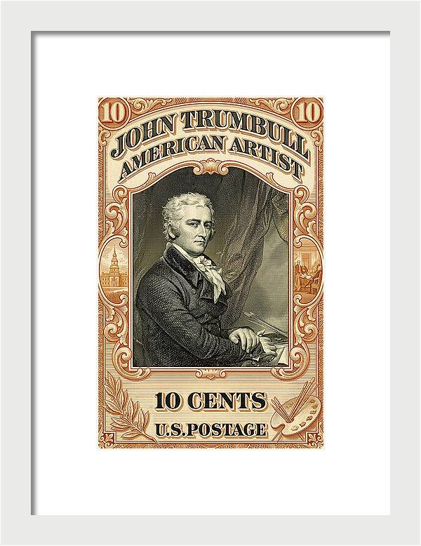 John Trumbull 10c 1 - Framed Print