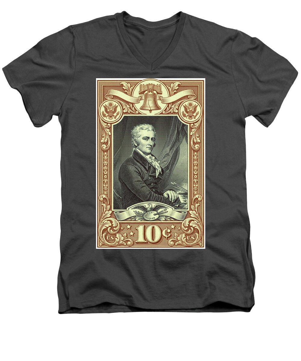 John Trumbull 10c 3 - Men's V-Neck T-Shirt