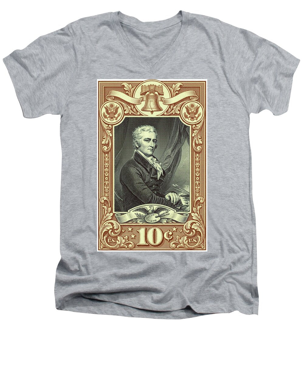 John Trumbull 10c 3 - Men's V-Neck T-Shirt