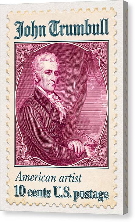 John Trumbull 10c - Canvas Print