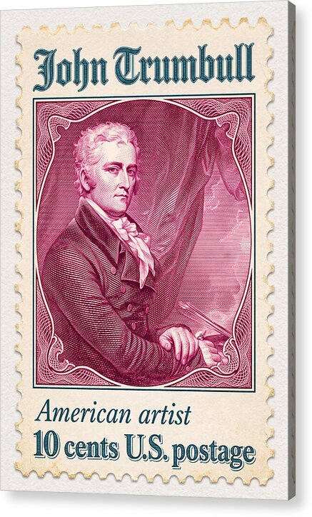 John Trumbull 10c - Acrylic Print