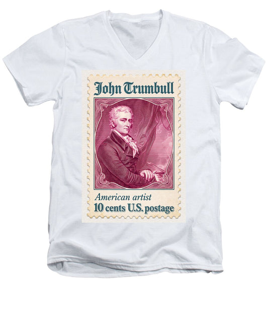 John Trumbull 10c - Men's V-Neck T-Shirt