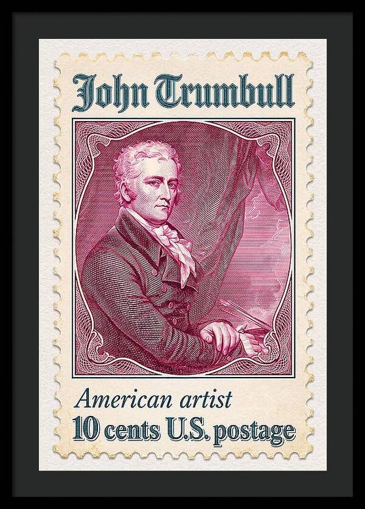 John Trumbull 10c - Framed Print