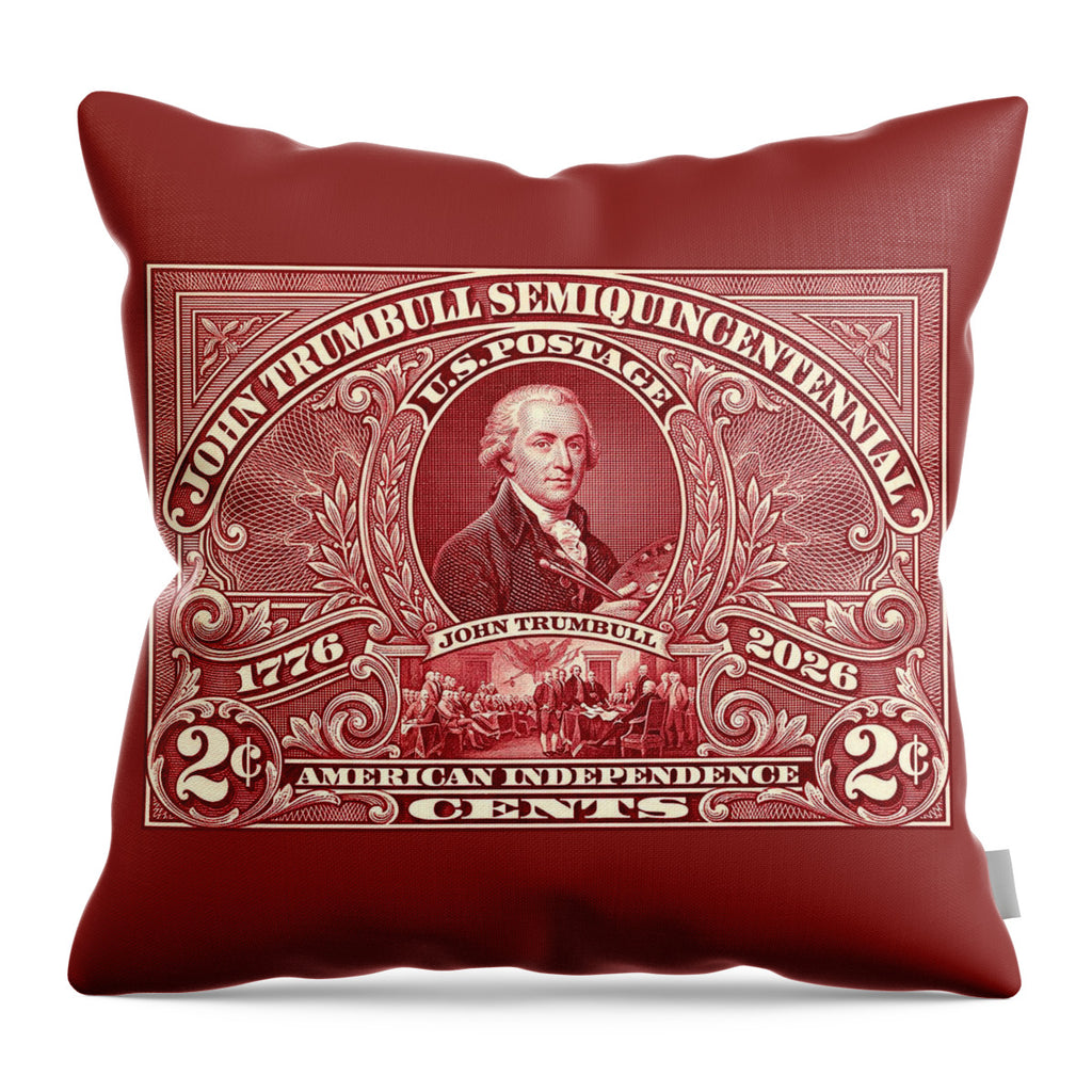 John Trumbull 2c - Throw Pillow