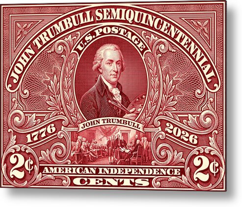 John Trumbull 2c - Metal Print
