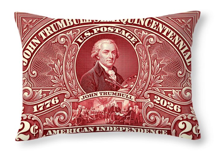 John Trumbull 2c - Throw Pillow