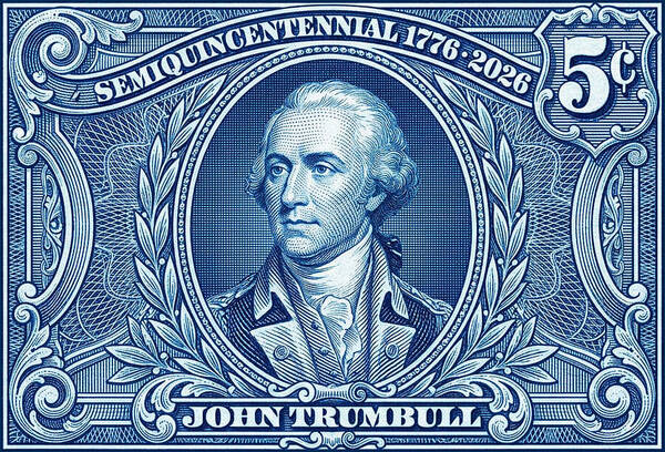 John Trumbull 5c - Art Print