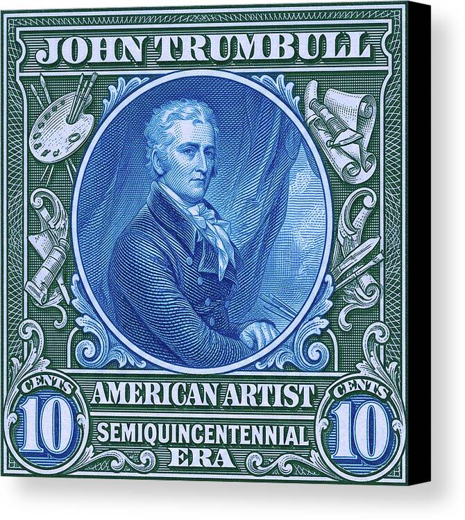 John Trumbull 10c - Canvas Print