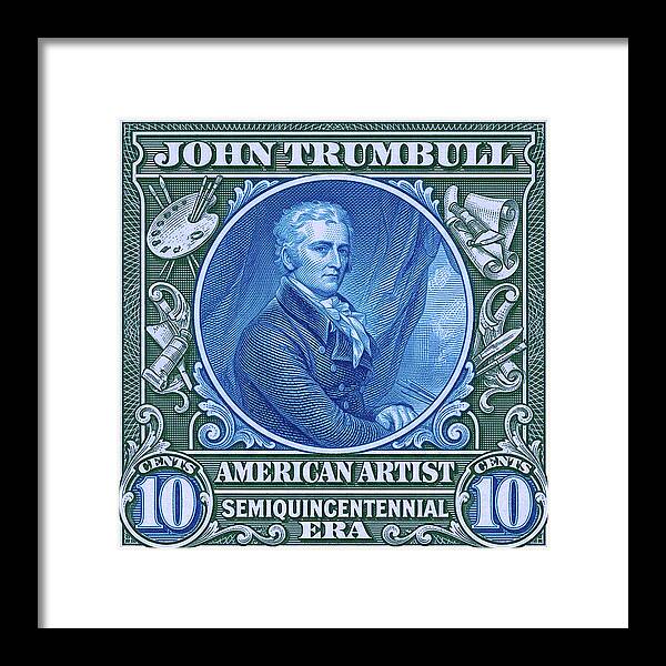 John Trumbull 10c - Framed Print
