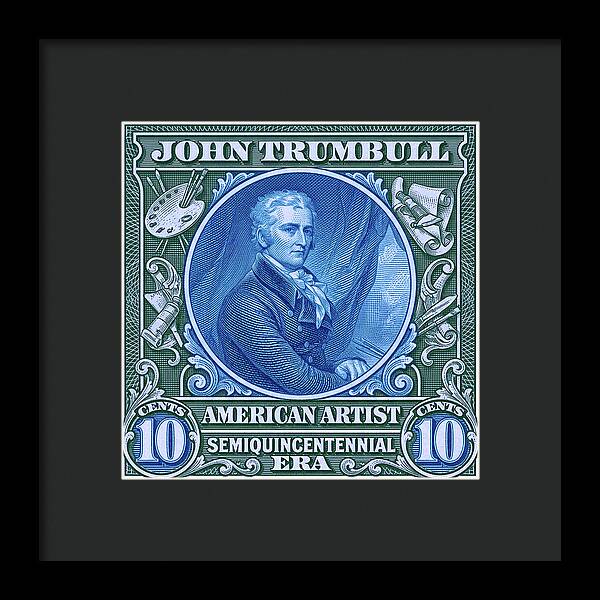 John Trumbull 10c - Framed Print