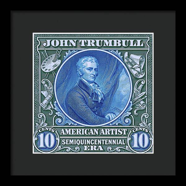 John Trumbull 10c - Framed Print