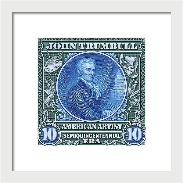 John Trumbull 10c - Framed Print
