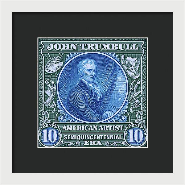 John Trumbull 10c - Framed Print