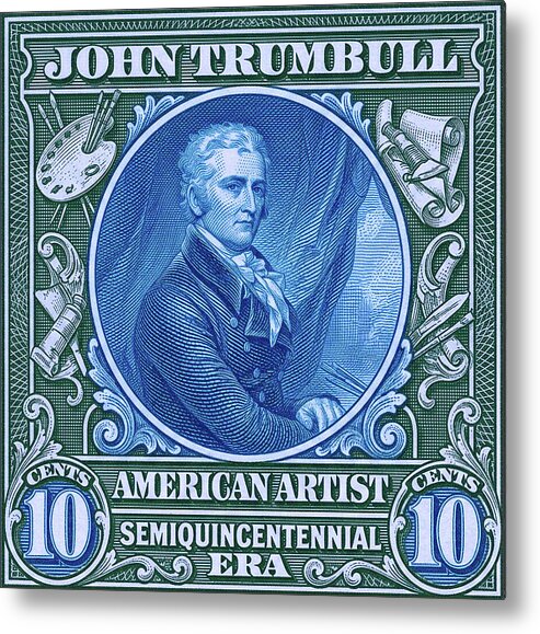 John Trumbull 10c - Metal Print