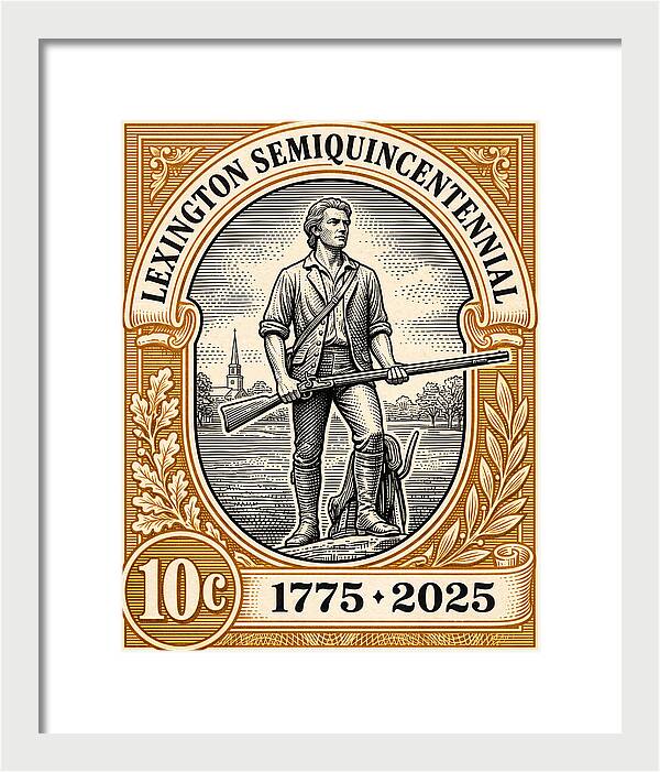 Lexington 10c - Framed Print