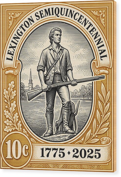 Lexington 10c - Wood Print